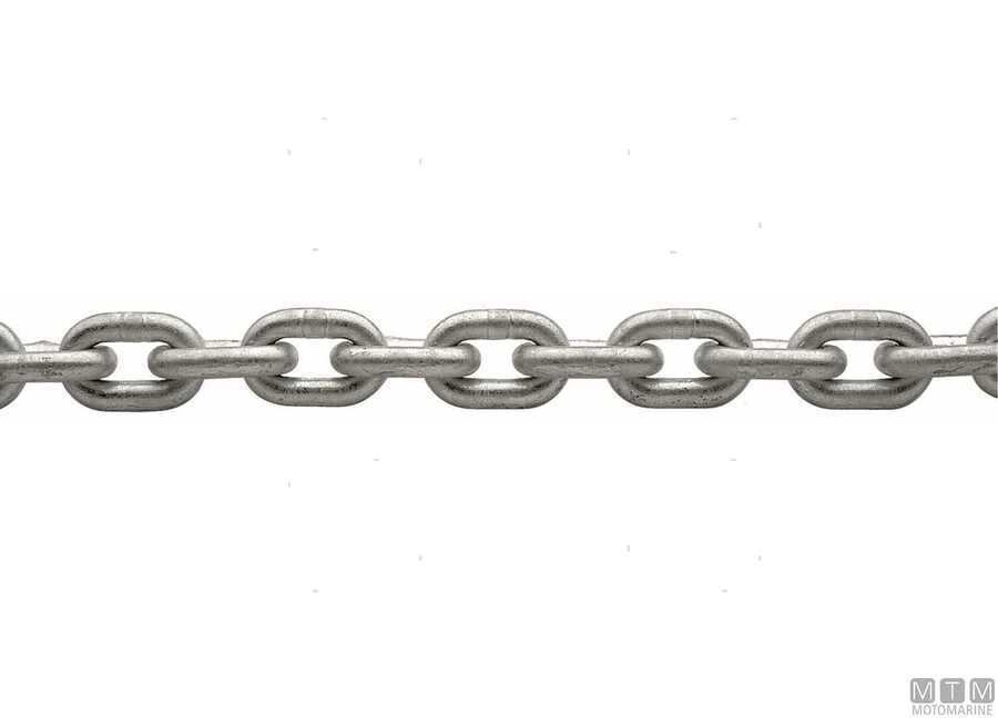 Catena Calibrata DIN766 G40 in Acciaio Zingato