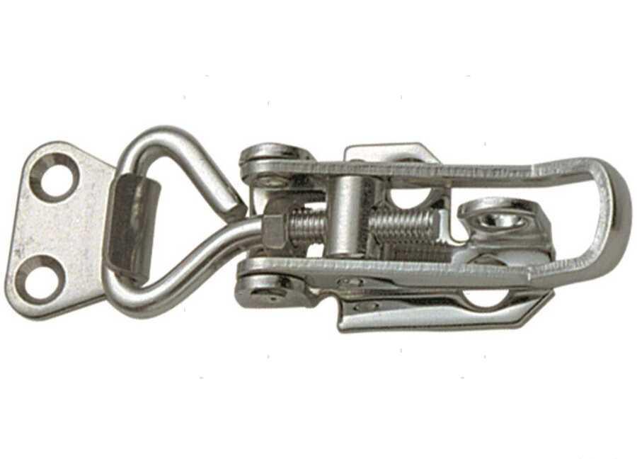 Chiusura Porta Lucchetto Inox Regolabile