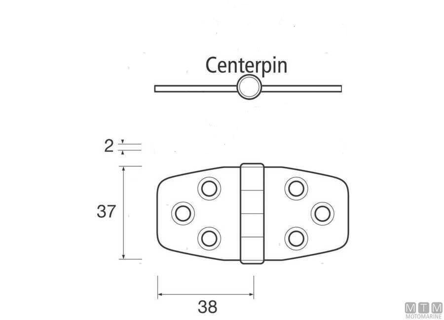 Cerniera Biscotto Sq/s Inox