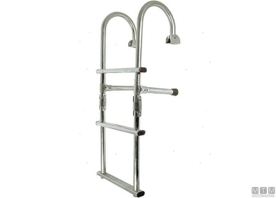 Scalette Inox Pieghevoli con Passamano