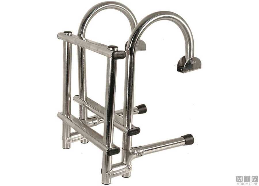 Scalette Inox Pieghevoli con Passamano