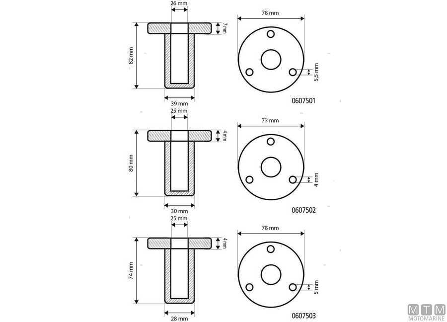 Boccola a Incasso per Passerella