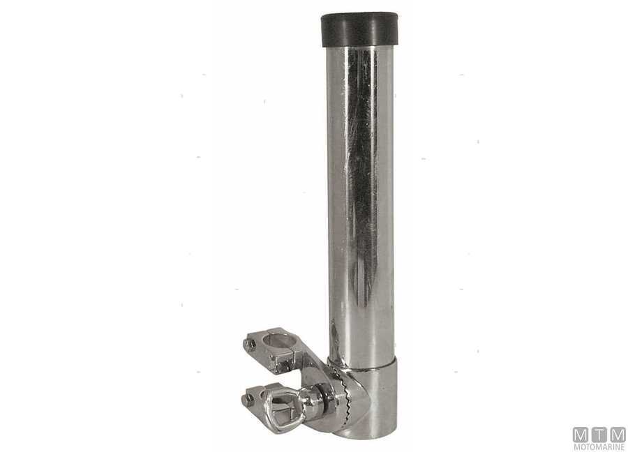 Supporto Portacanne Orientabile Inox con Morsetto Stringitubo