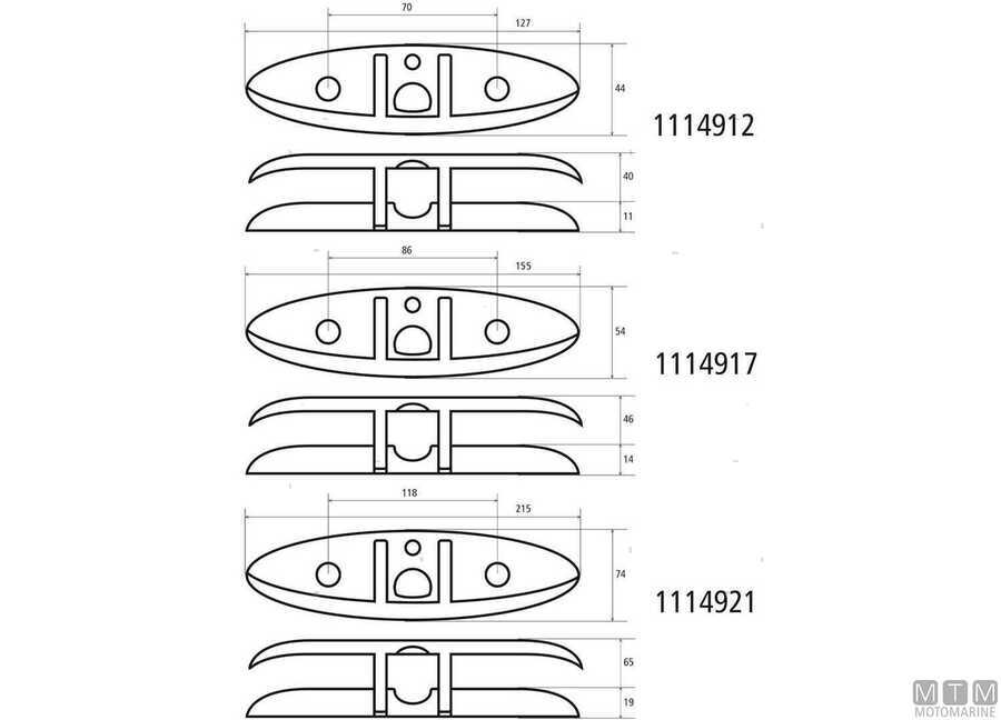Bitte Abbattibili Screw Mount Inox