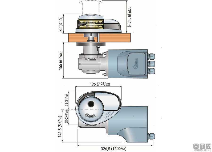 Verricello Salpa Ancora QUICK PRINCE DP1 500W