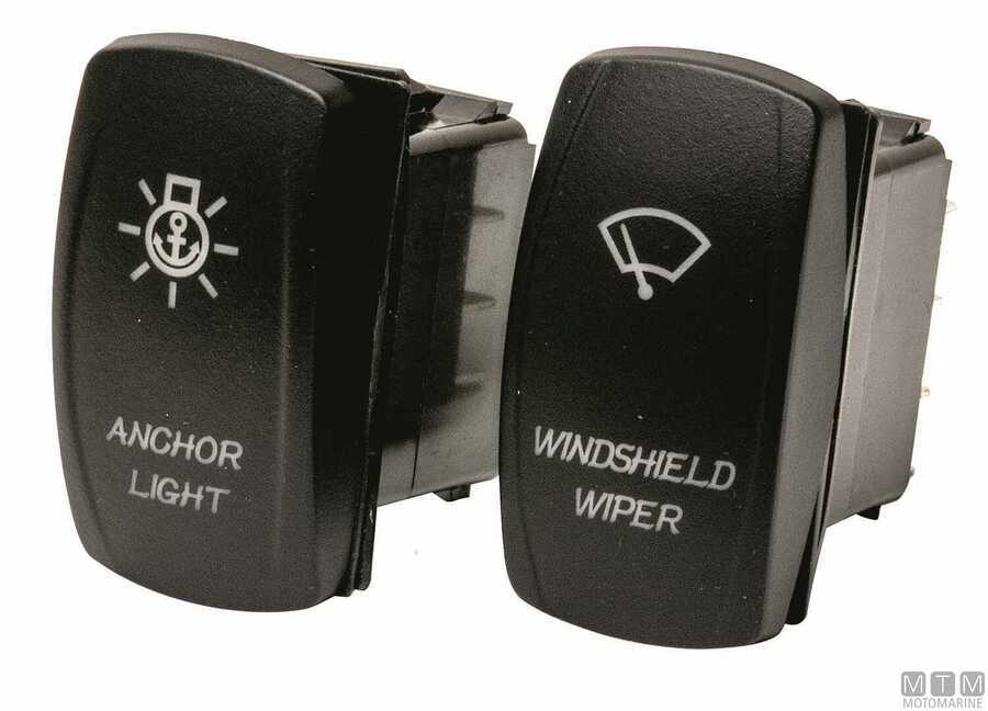 Interruttore Impermeabile IP68 Laser Engraved