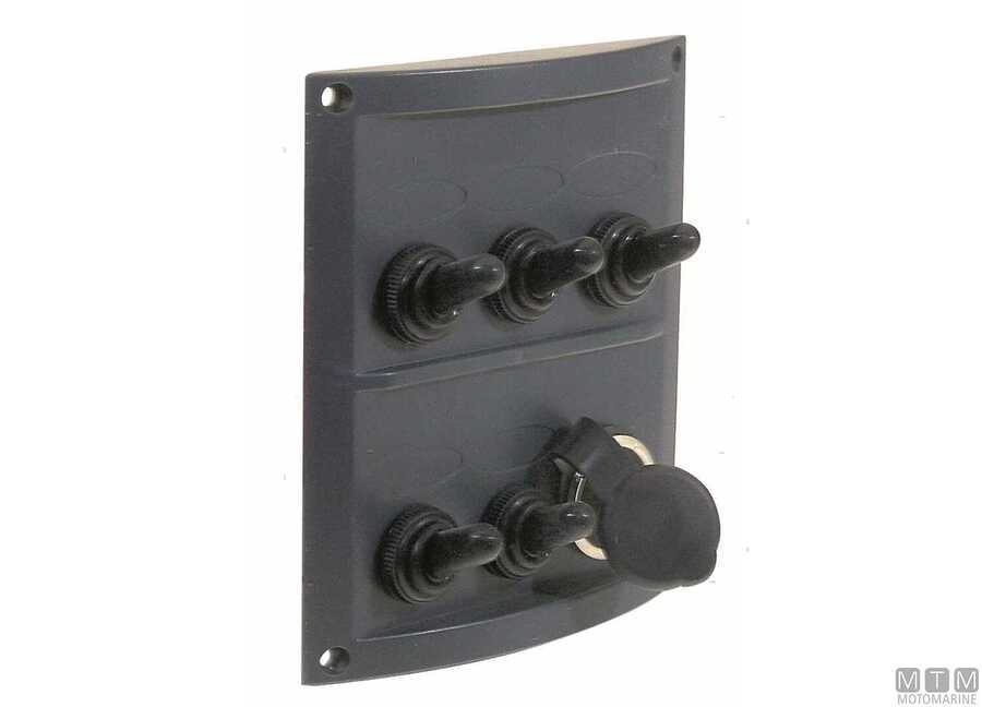 Pannelli New Classic Black con Interruttori Impermeabili e Presa 12V/USB