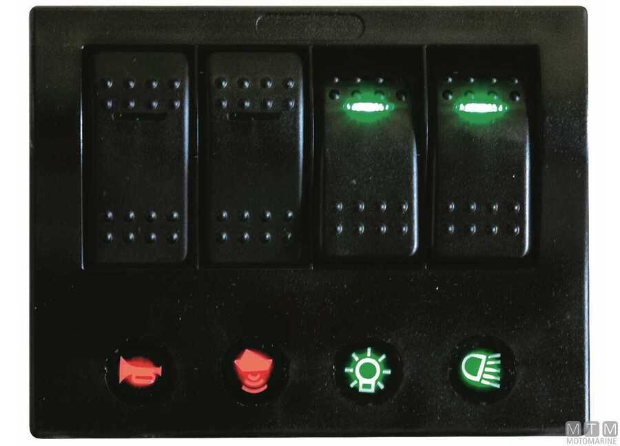 Pannello Startech con Interruttori Basculanti e Valvole