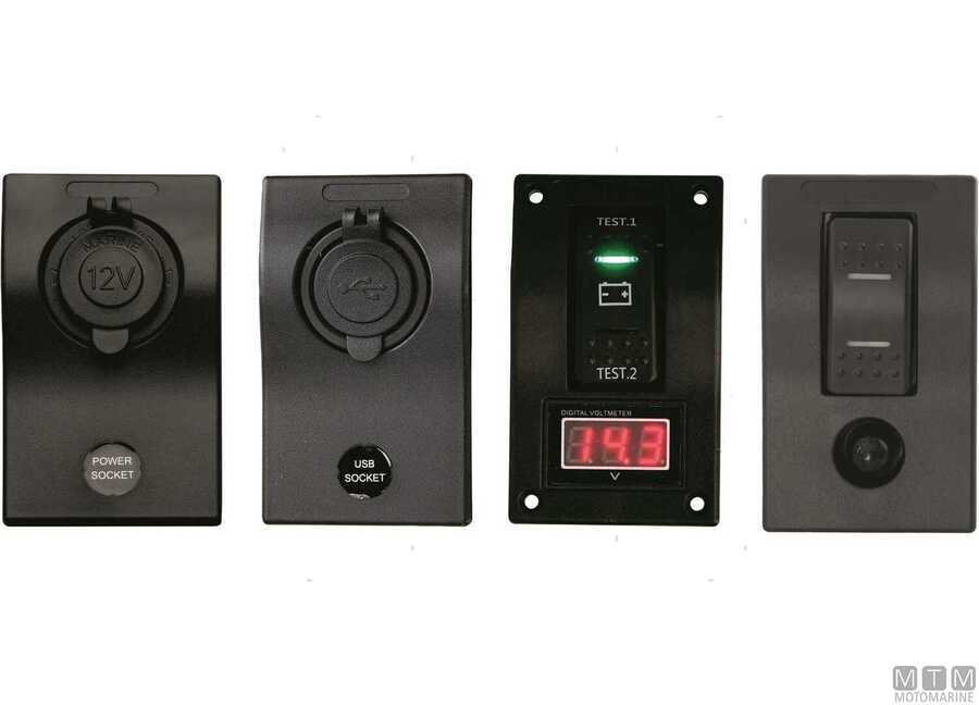 Pannello Startech con Interruttori Basculanti e Valvole