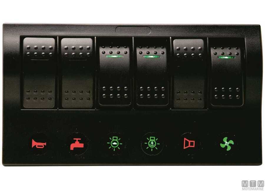 Pannello Startech con Interruttori Basculanti e Valvole