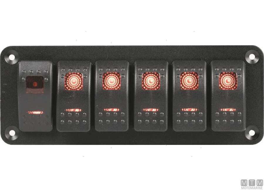 Pannello REDTECH con Interruttori Basculanti