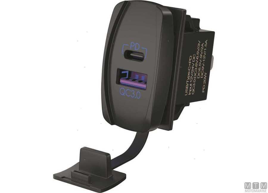 PRESA USB+TYPEC TIPO CARLING