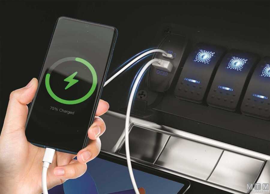 PRESA USB+TYPEC TIPO CARLING