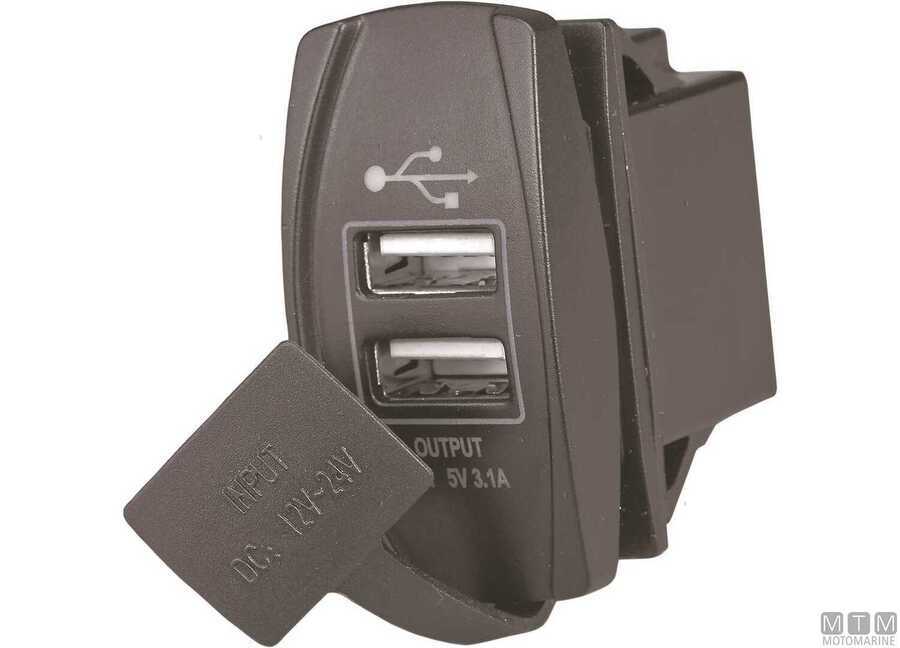 Presa Dual USB Tipo Carling