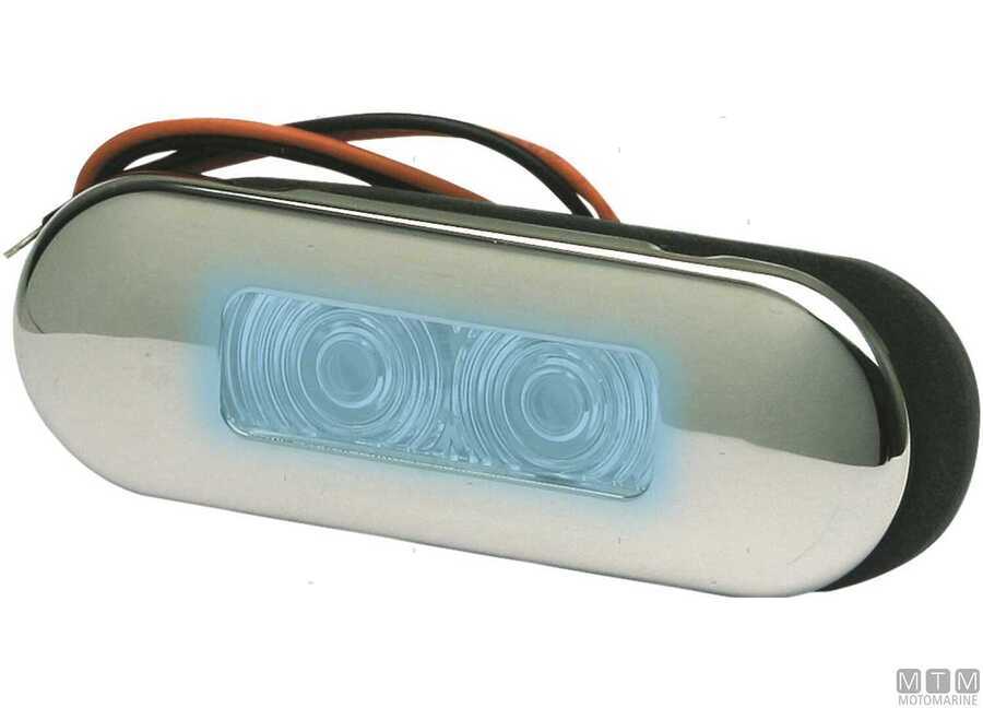 Luce Impermeabile LED ELLIPTIC FLUSH INOX