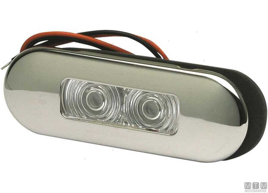 Luce Impermeabile LED ELLIPTIC FLUSH INOX