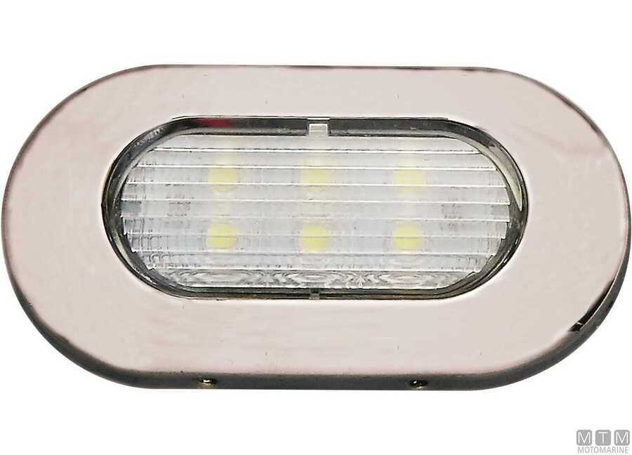 Luce Impermeabile Led Elliptic Top Inox