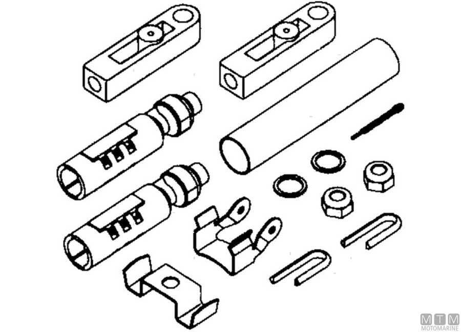 KIT ADATTAMENTO K57 - JOHNSON/EVINRUDE