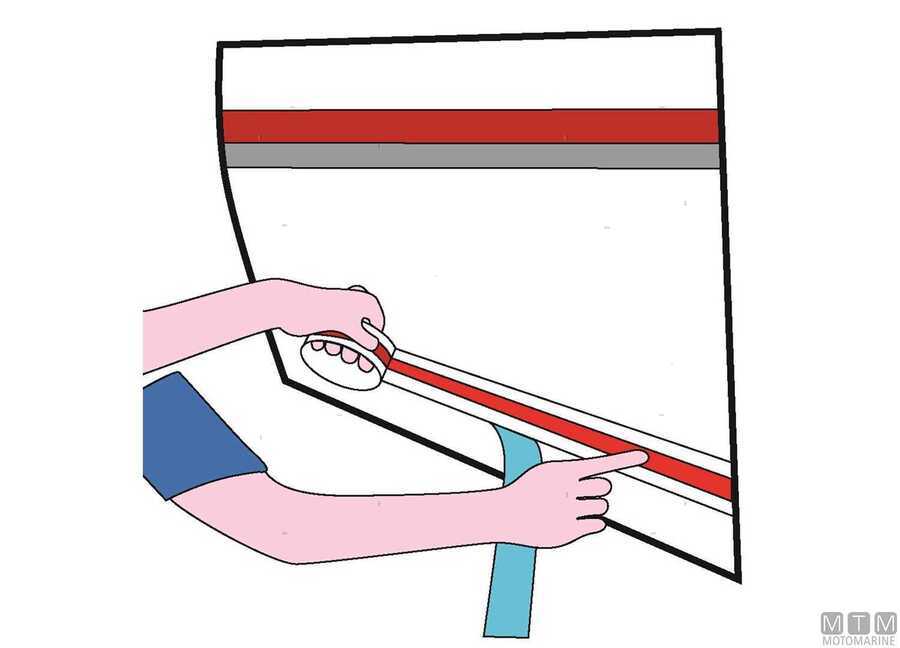 Linea di Galleggiamento Rosso
