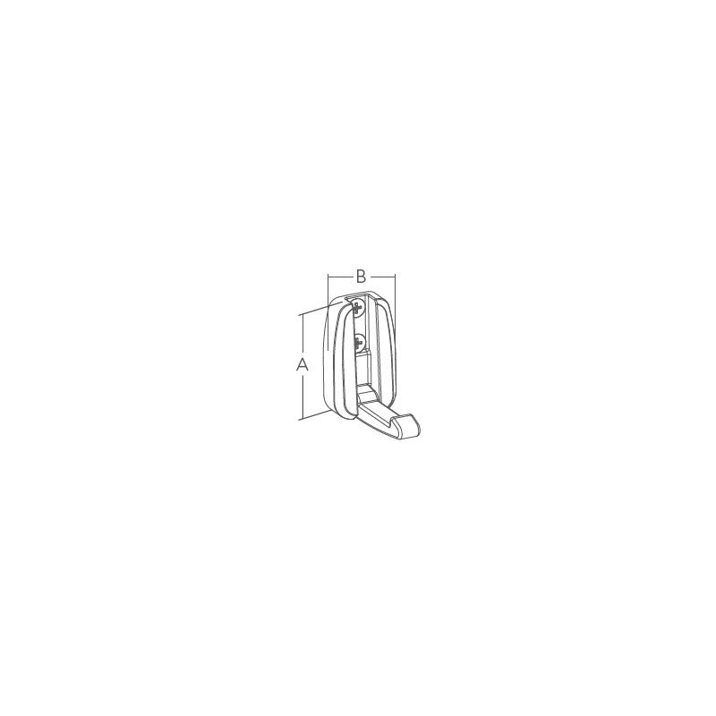 Appendiabito INOX a Scomparsa