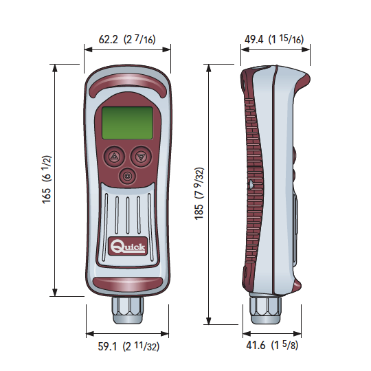 Pulsantiera Conta Catena con Display LCD Quick