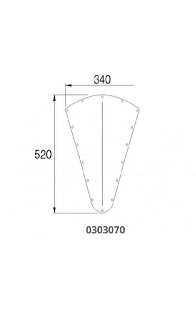 Scudo di Prua INOX 316