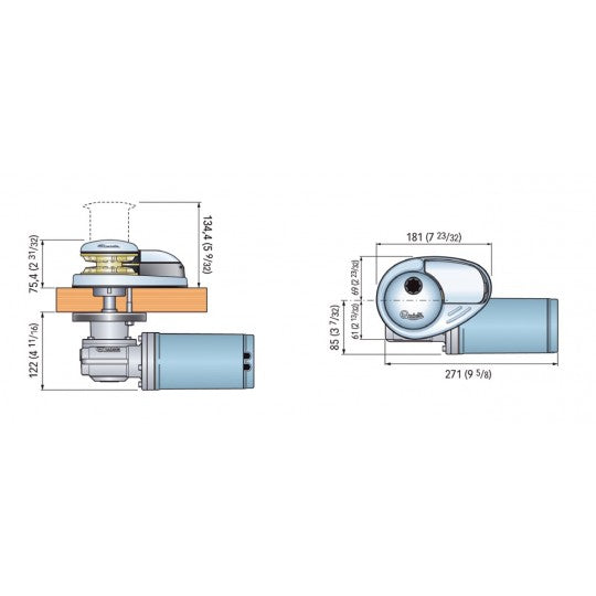 Verricello Salpa Ancora QUICK CUSTOM CL1 500W