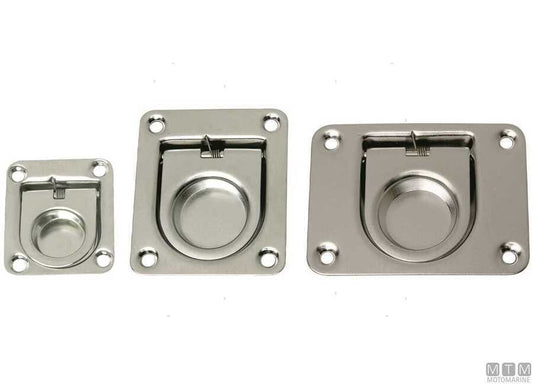 Maniglia  Inox a Incasso con Molla