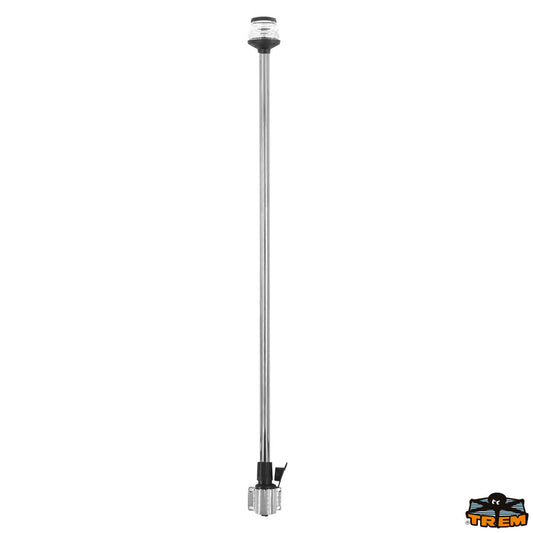 Fanale (R.I.NA.) 360° Estraibile a Parete Easy Nero