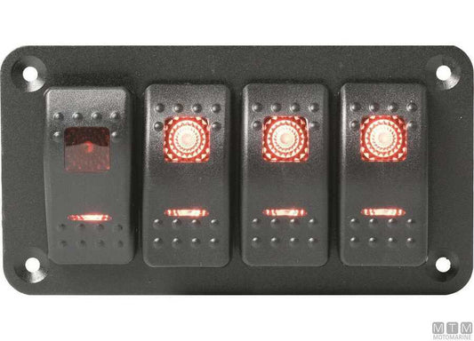 Pannello REDTECH con Interruttori Basculanti