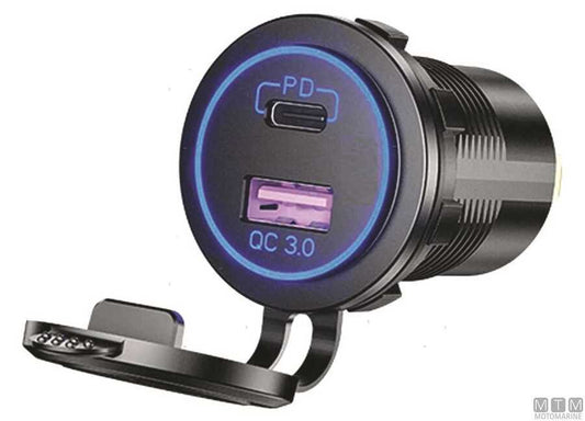 PRESA USB+TYPEC SOCKET