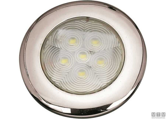 Luce Impermeabile Led Round Top Inox