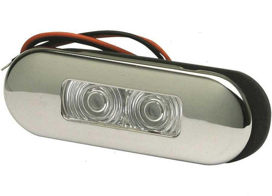 Luce Impermeabile LED ELLIPTIC FLUSH INOX